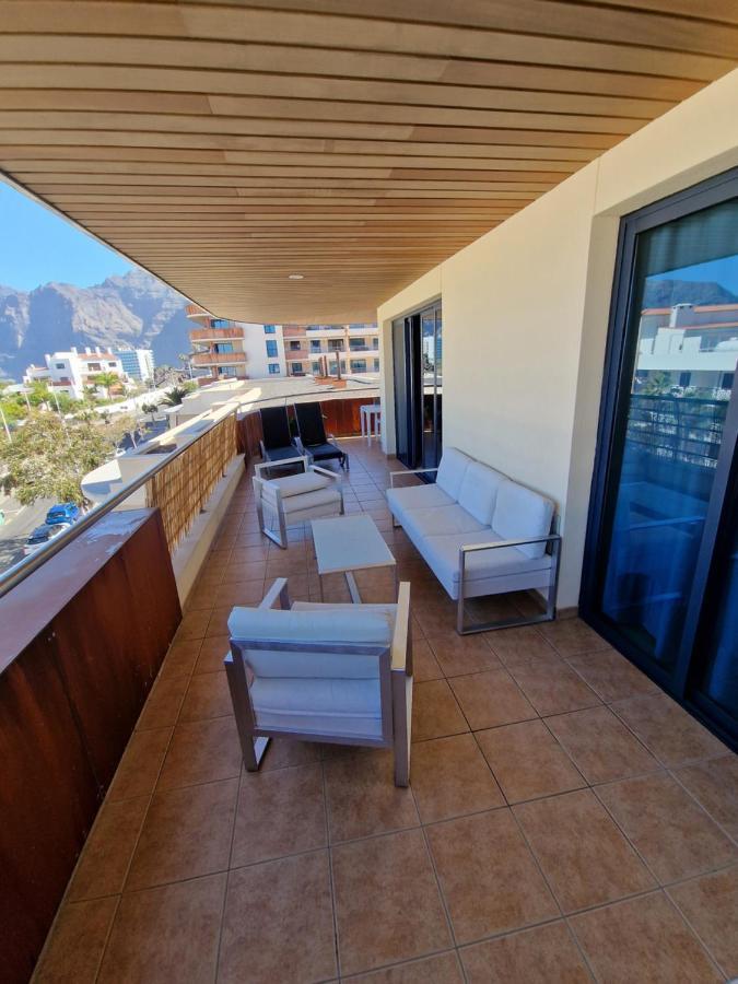Large Terrace With Views On The Cliffs At Balcon De Los Gigantes Puerto de Santiago  Dış mekan fotoğraf